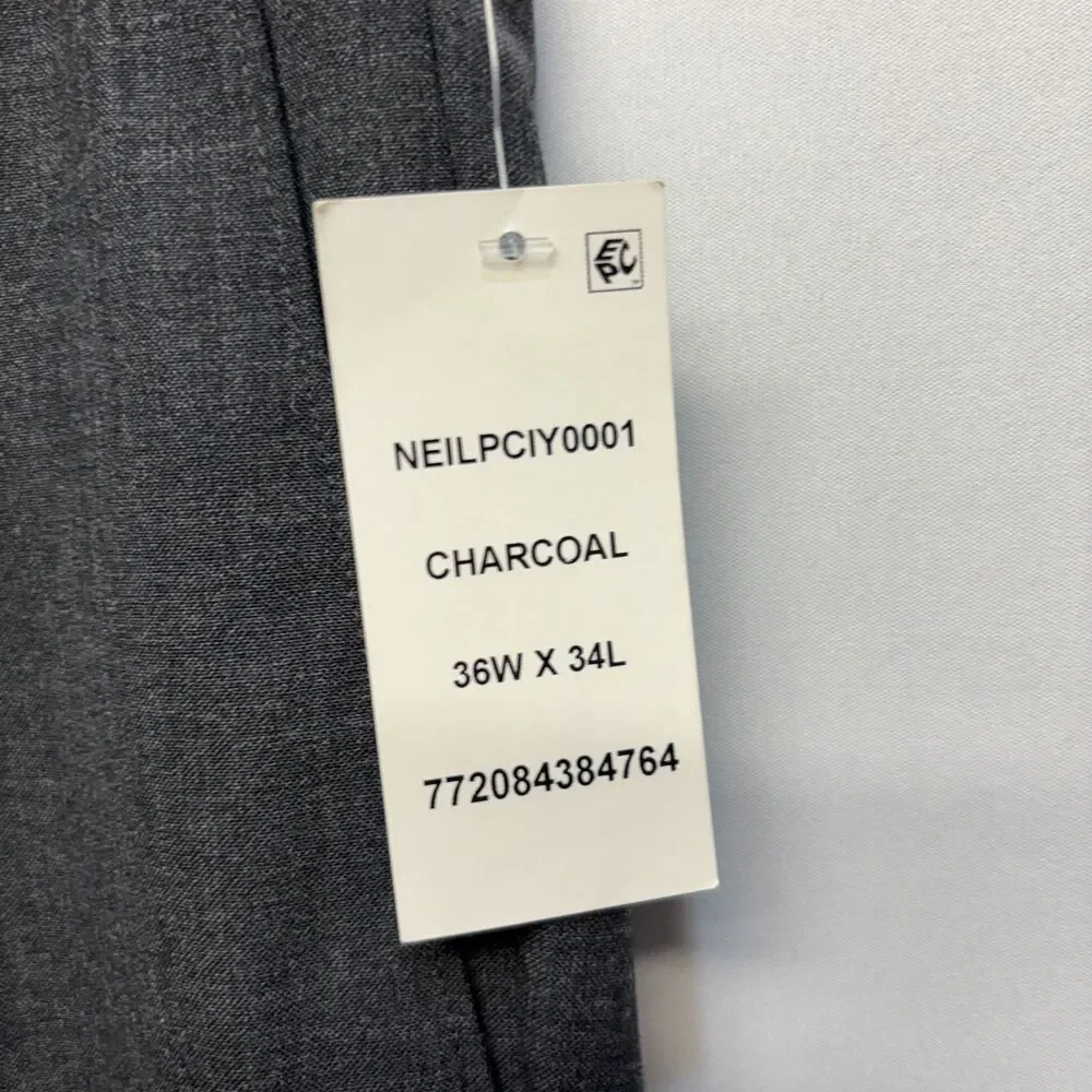 NWT Lauren Ralph Lauren Men Pleated Wool Blend Dress Pants 36x34 Gray D119 -26